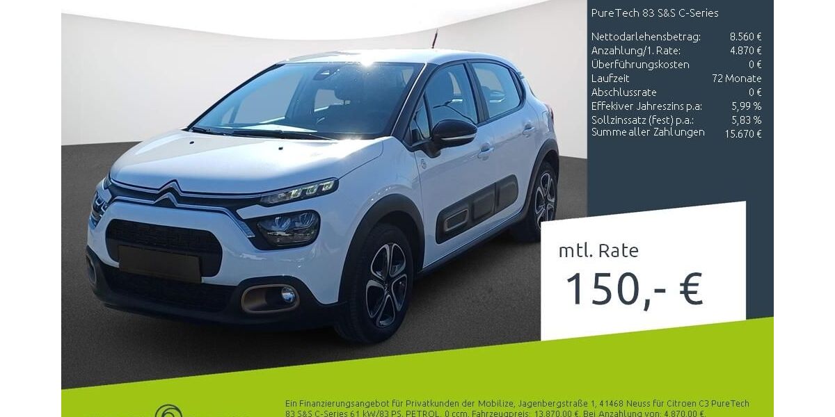 Citroen C3 7.643 km 12.999 &euro; Stuhr 28816