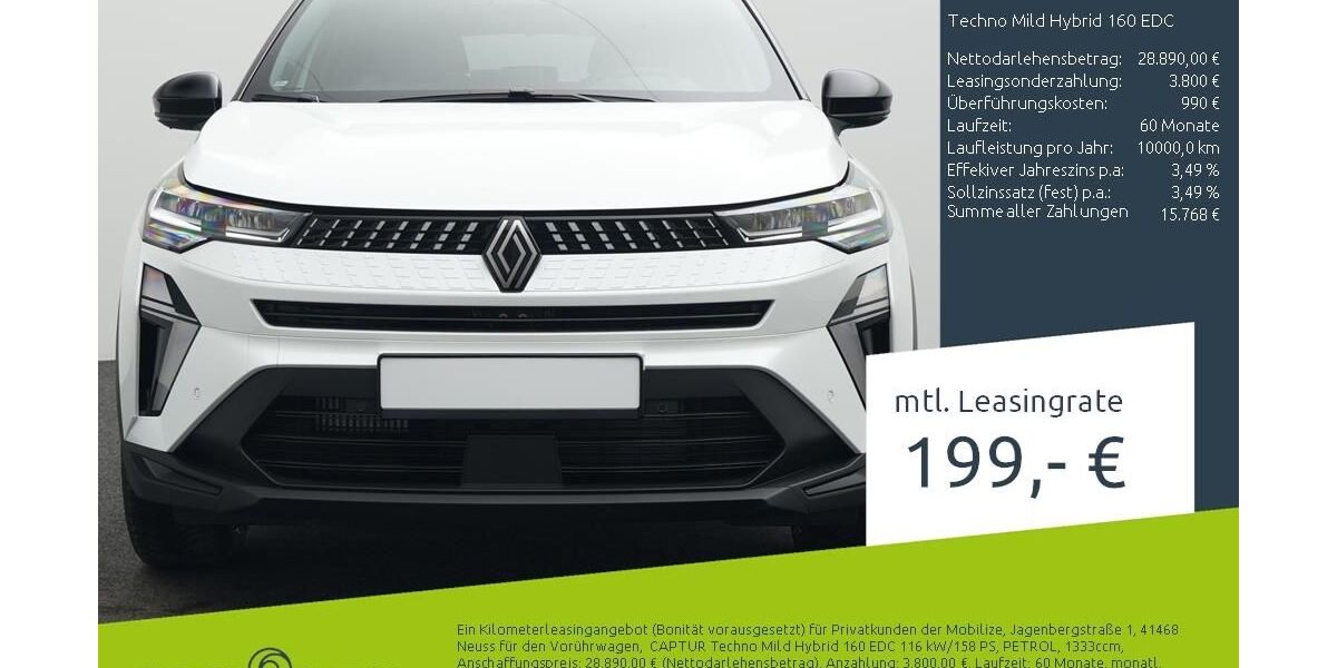 Renault Captur 2.200 km 27.690 &euro; Stuhr 28816