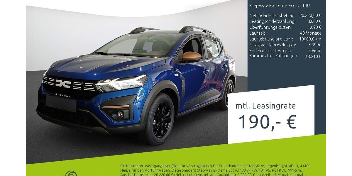 Dacia Sandero 1.500 km 18.690 &euro; Bremen 28207