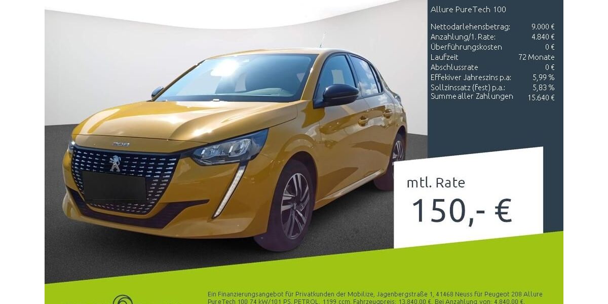 Peugeot 208 17.004 km 13.979 &euro; Stuhr 28816
