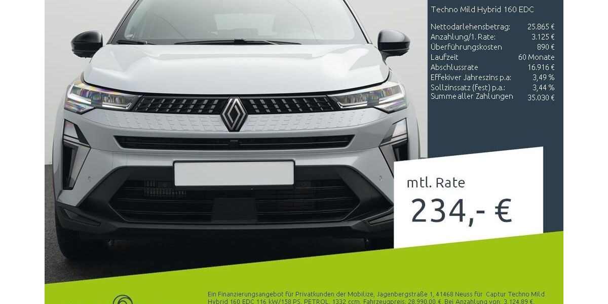 Renault Captur 3.858 km 25.795 &euro; Bremen 28207