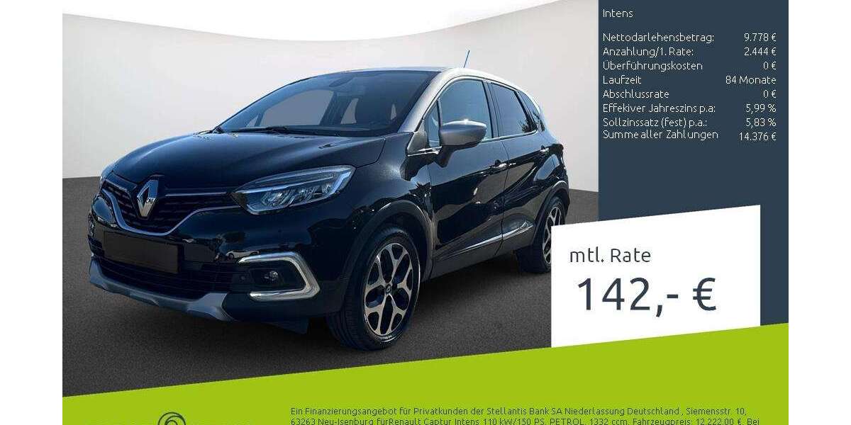 Renault Captur 74.970 km 12.222 &euro; Stuhr 28816
