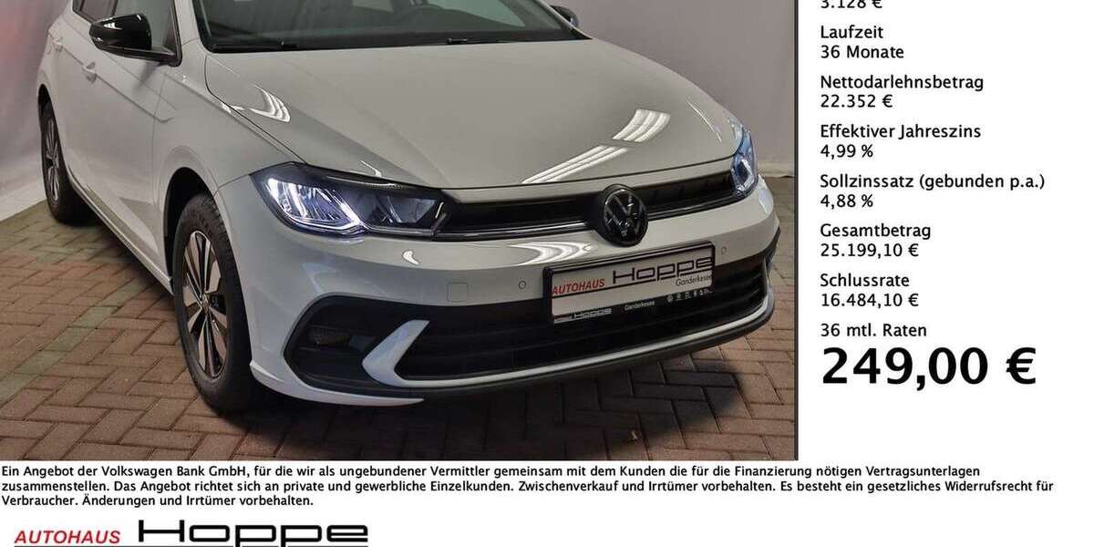 VW Polo 2.541 km 25.480 &euro; Ganderkesee 27777