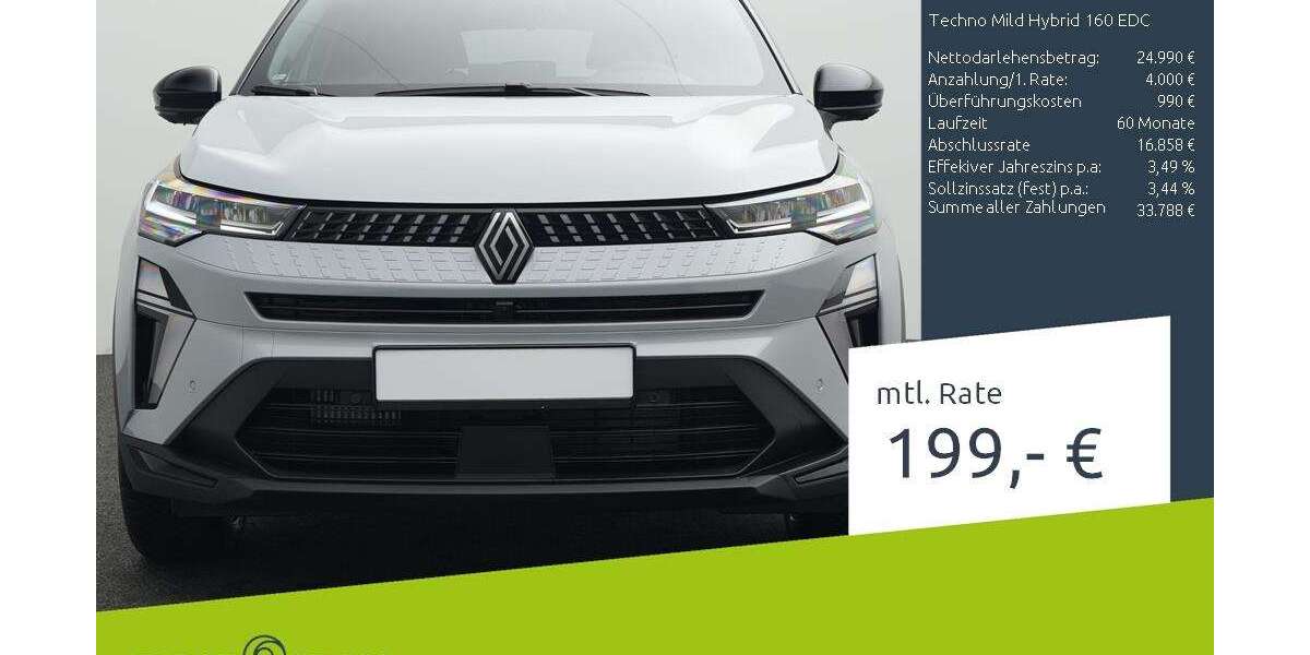 Renault Captur 1.500 km 25.780 &euro; Stuhr 28816