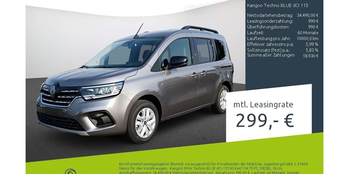 Renault Kangoo 7.000 km 29.970 &euro; Stuhr 28816