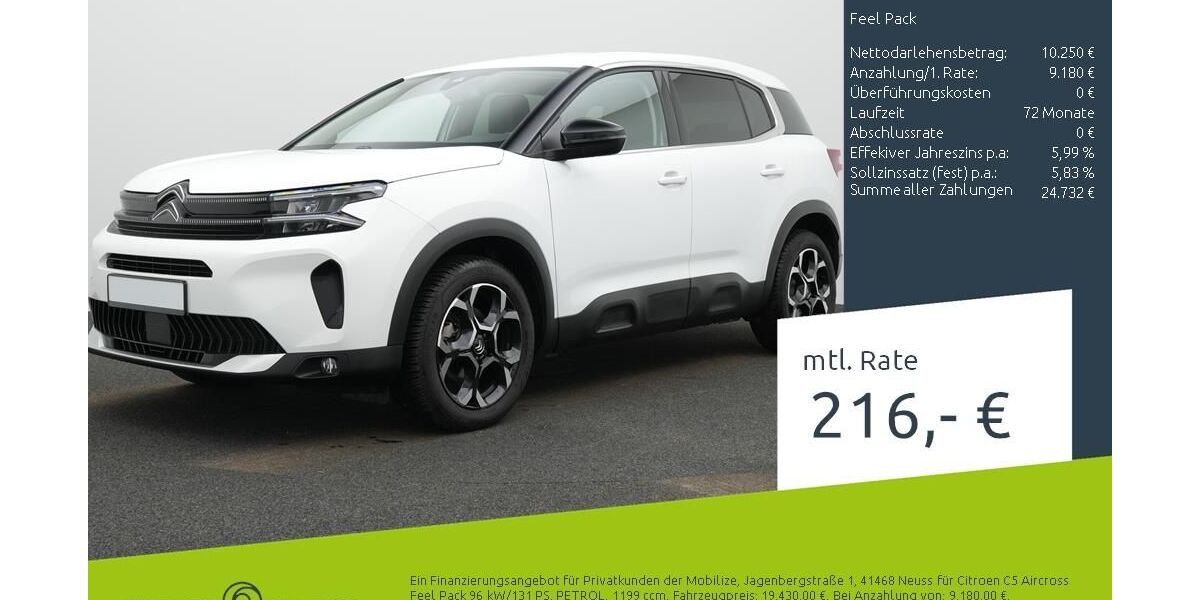 Citroen C5 Aircross 2.665 km 19.430 &euro; Stuhr 28816