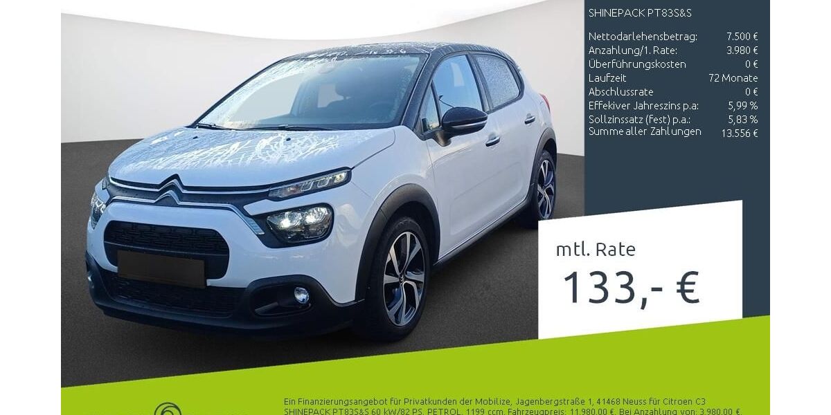 Citroen C3 28.634 km 11.480 &euro; Stuhr 28816