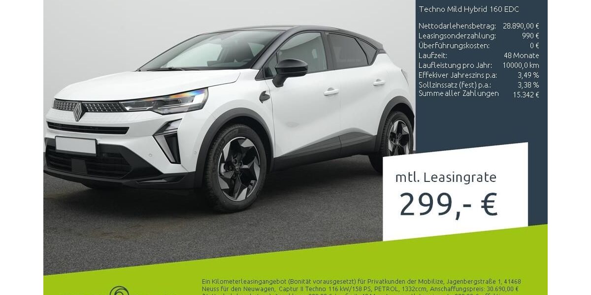 Renault Captur 1.500 km 28.290 &euro; Stuhr 28816