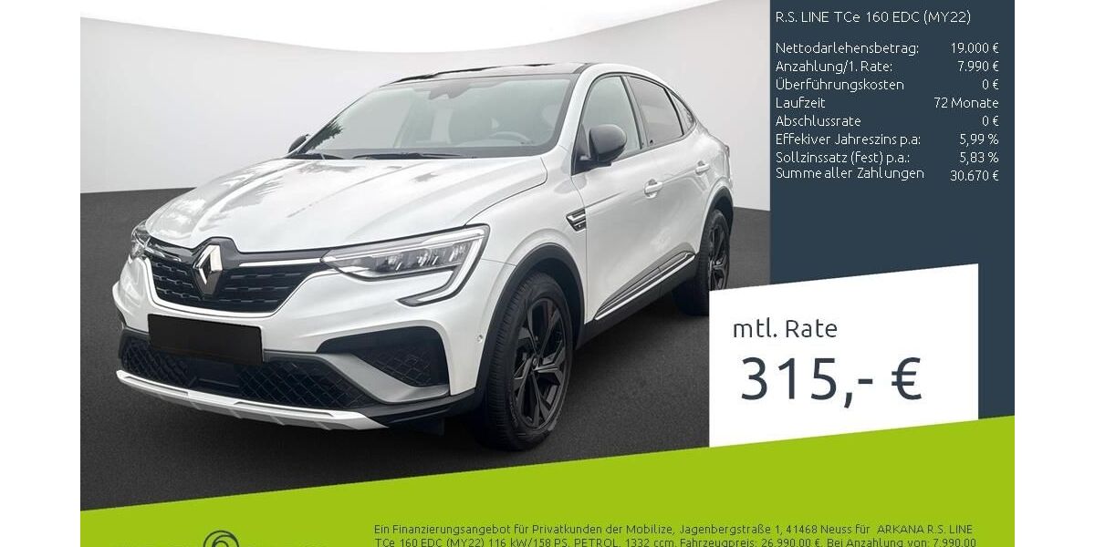 Renault Arkana 6.368 km 26.990 &euro; Stuhr 28816