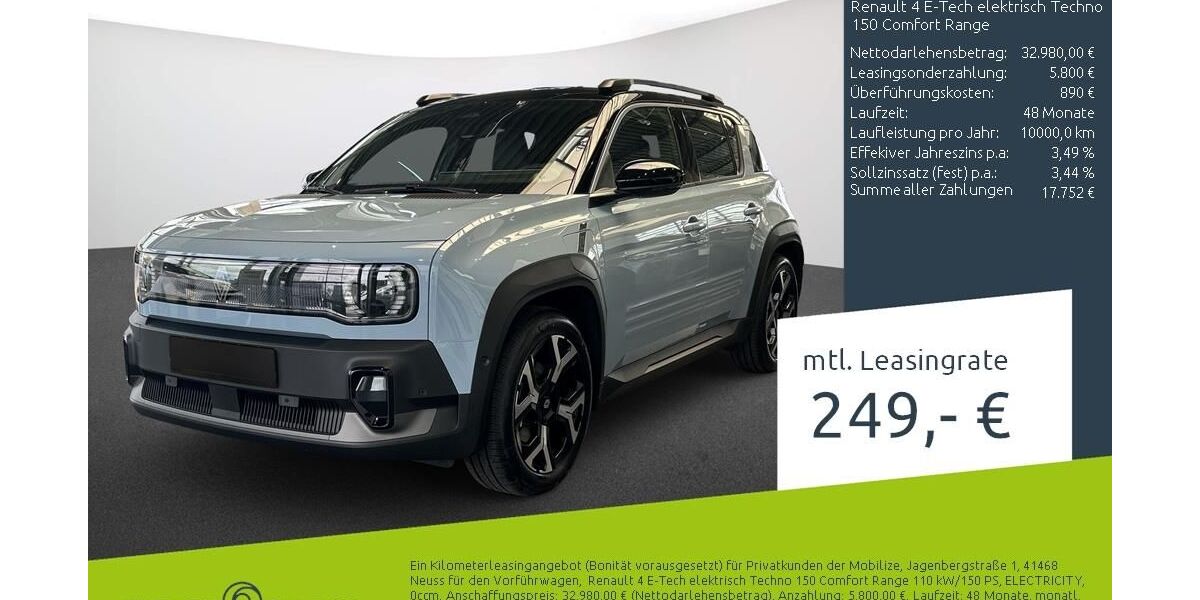 Renault R 4 3.000 km 32.389 &euro; Stuhr 28816